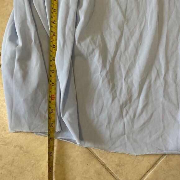 Vtg 60's Made in California Maxi Full Length Nightgown Lacey Night Slip Dress M - Picture 5 of 12